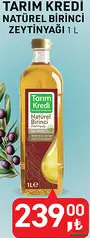 TARIM KREDİ NATÜREL BİRİNCİ ZEYTİNYAĞI 1 L TARIM KREDİ NATÜREL BİRİNCİ ZEYTİNYAĞI 1 L